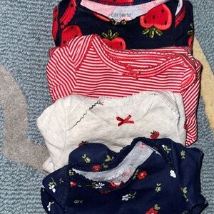 Carter's Strawberry and Floral Bodysuit Collection